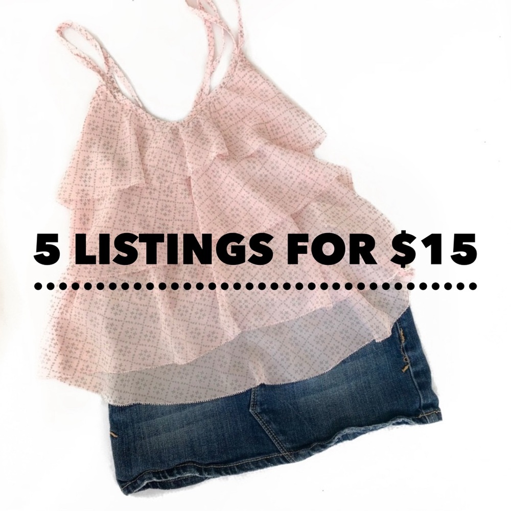 Tiered Ruffle Strappy Tank - Abercrombie Small